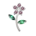 Flower with Leaves CZ