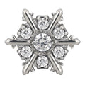 Snowflake with Center CZ