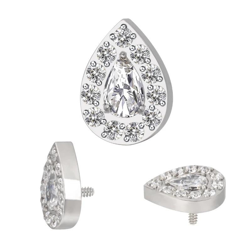 Paved Tear Drop CZ