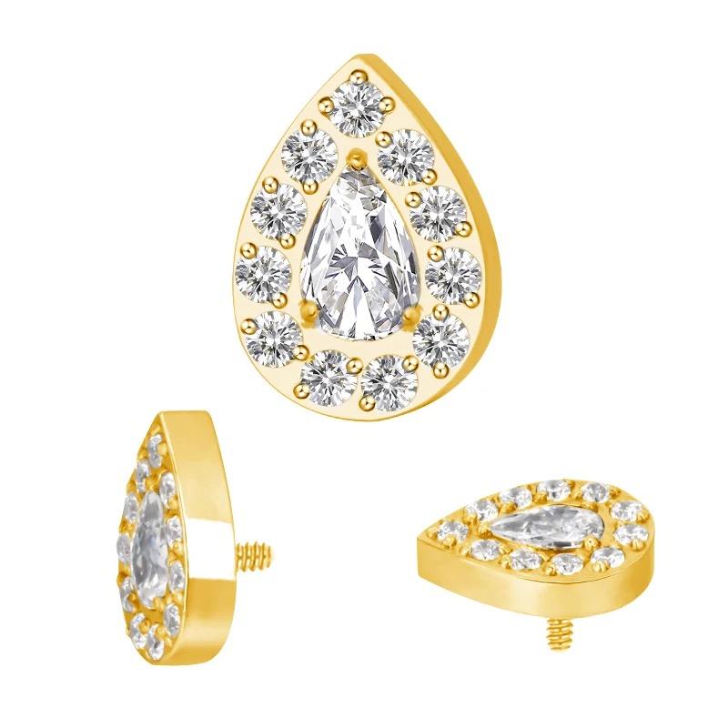 Paved Tear Drop CZ