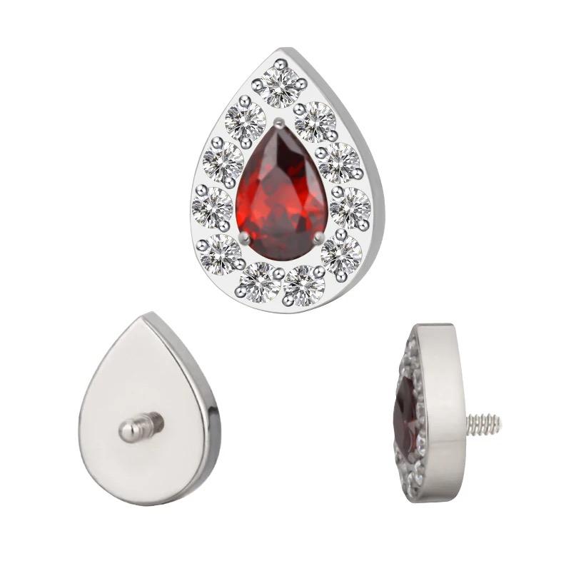 Paved Tear Drop CZ