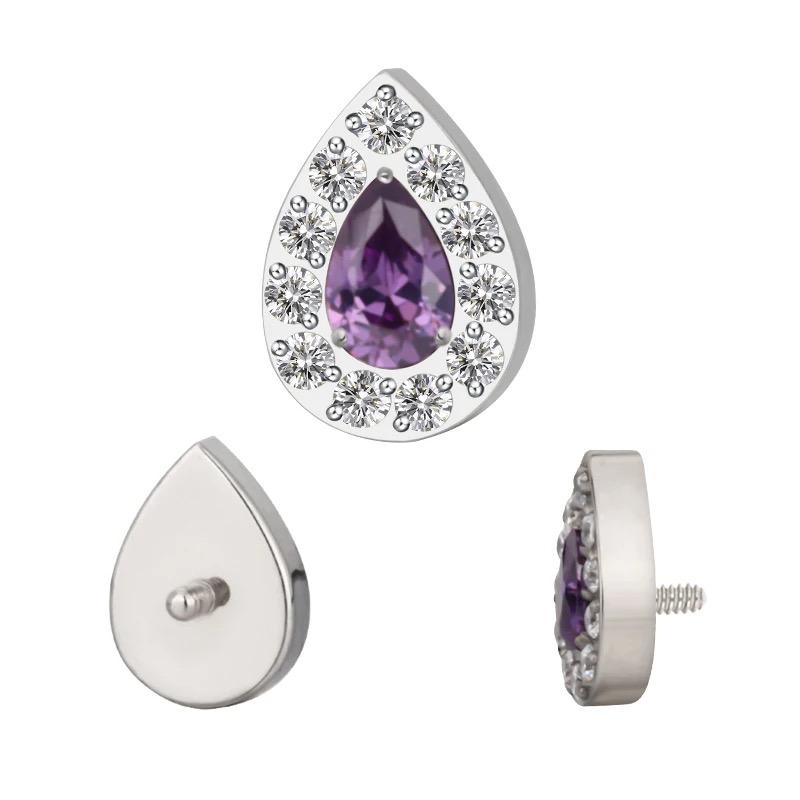 Paved Tear Drop CZ