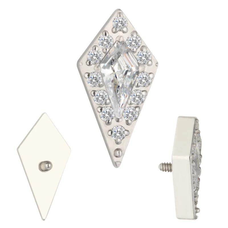 Kite Pave with Center CZ