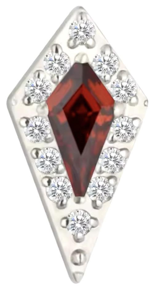 Kite Pave with Center CZ