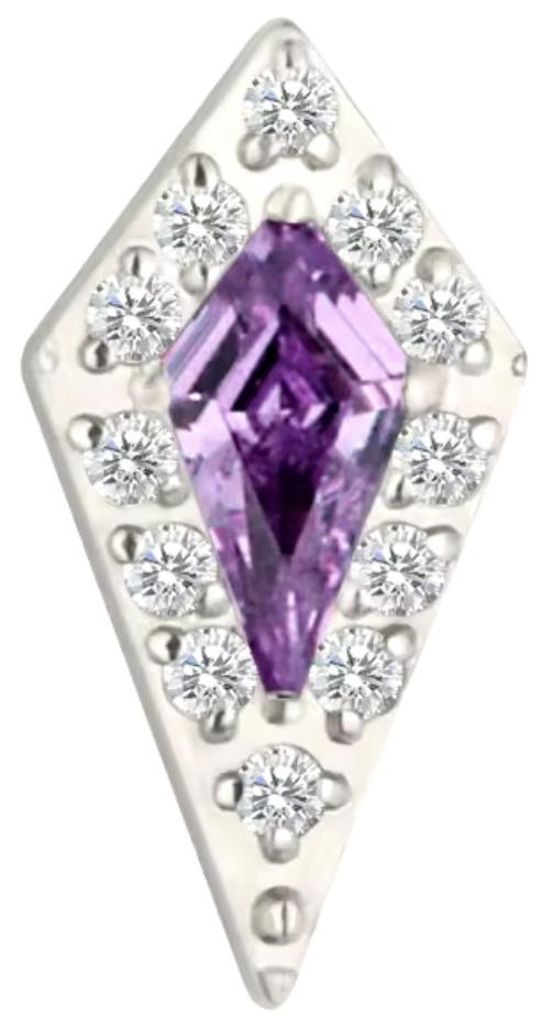 Kite Pave with Center CZ