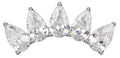 5 Pear CZ Cluster