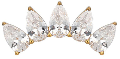 5 Pear CZ Cluster