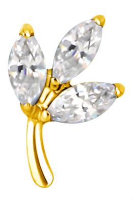 Marquise CZ Leaf