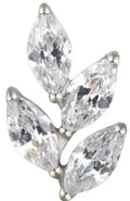 Leaf Shape Marquise