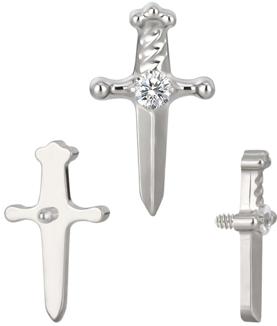 Sword With CZ Center