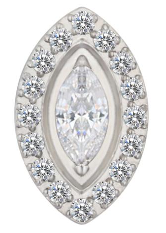 Center Marquise CZ Pave
