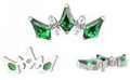 Kite with Pair Round CZ Cluster