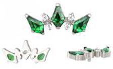 Kite with Pair Round CZ Cluster