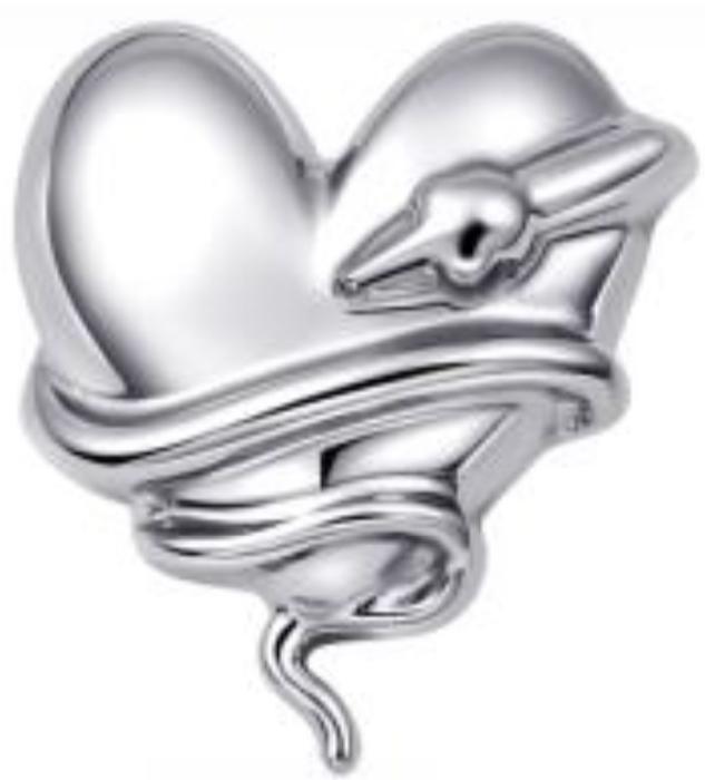 Titanium Snake Heart