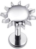 Internally Threaded Labret with Sun