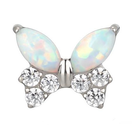 Marquise and 3 Round CZ Butterfly