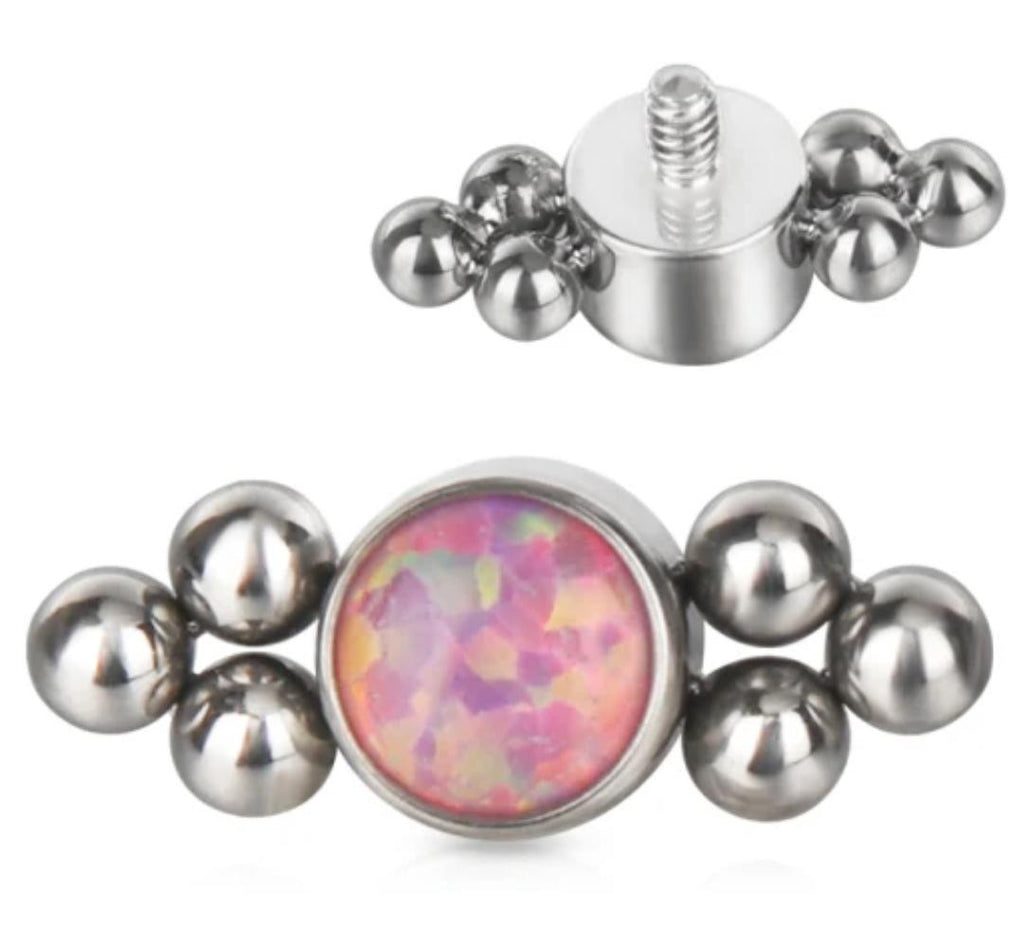 Bezel Set CZ with Tribead Sides