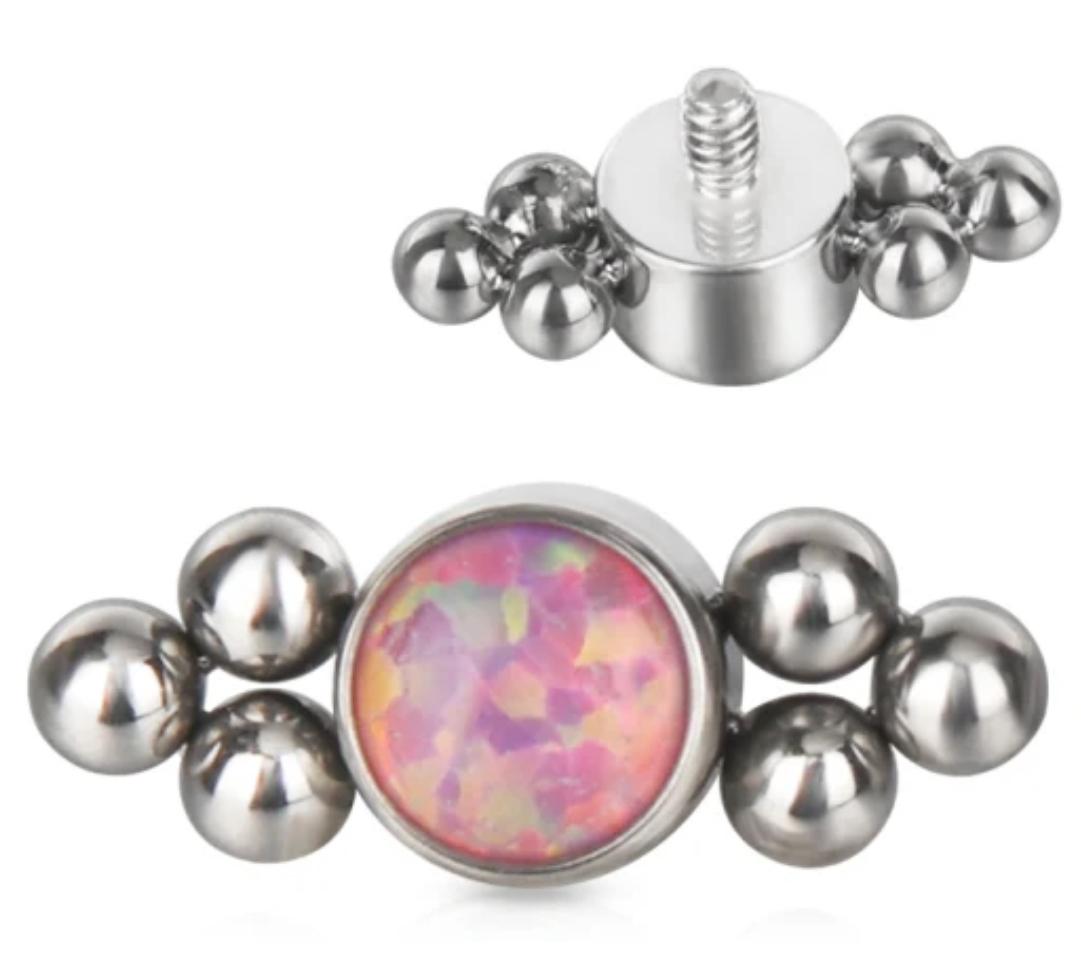 Bezel Set CZ with Tribead Sides
