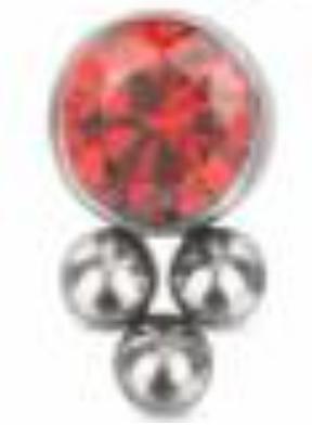 Bezel Set CZ with Bottom Tribead