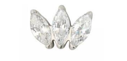 3 Marquise Prong Cluster 16g