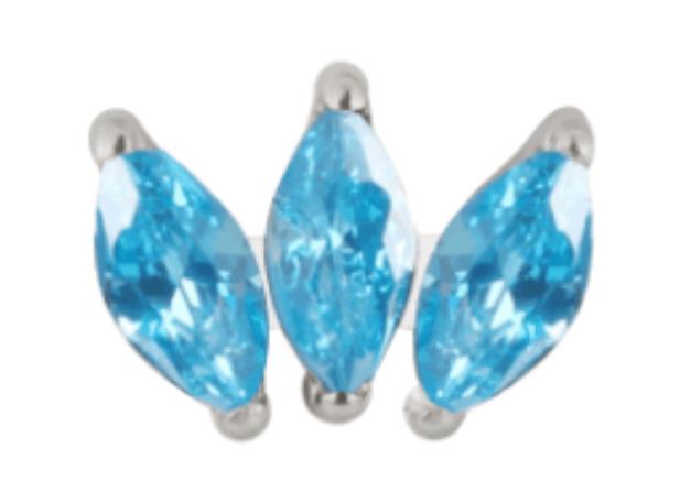 3 Marquise Prong Cluster 16g