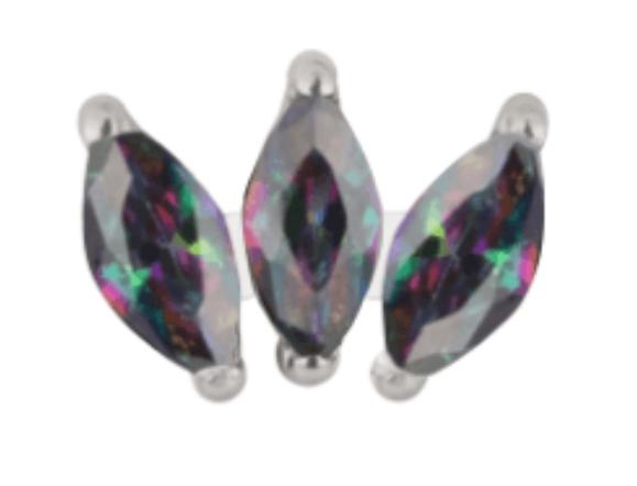 3 Marquise Prong Cluster 16g