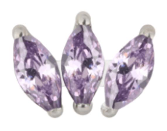 3 Marquise Prong Cluster 16g