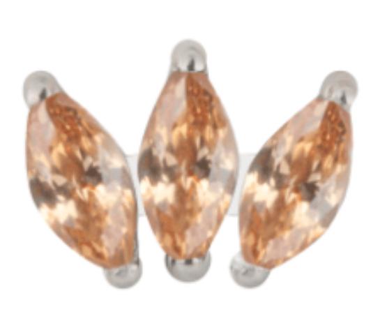 3 Marquise Prong Cluster 16g