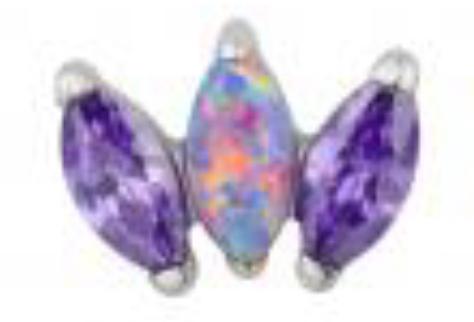 3 Marquise Prong Cluster 16g