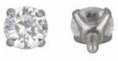 Round Prong Set Gem