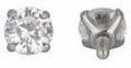 Round Prong Set Gem
