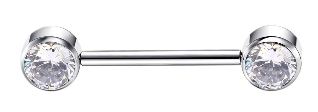 Straight Barbell with CZ