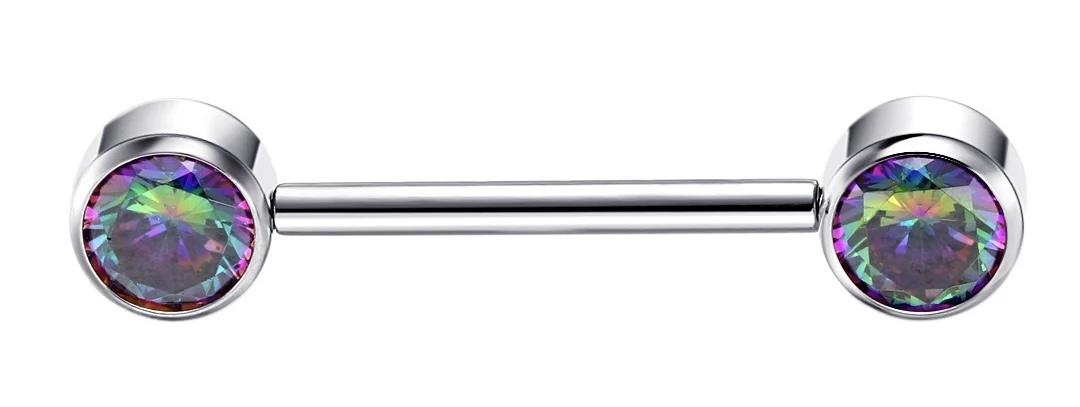 Straight Barbell with CZ