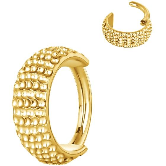 Titanium Hinge Ring Side Bumped