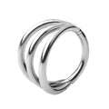 Triple Titanium Hinge Ring