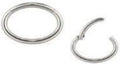 Titanium Oval Hinge Ring