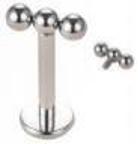 Internally Threaded Labret with 3 Balls