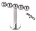 Internally Threaded Labret with 5 Balls