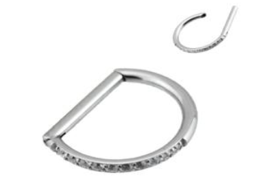 D-Clicker Pave Clear CZ