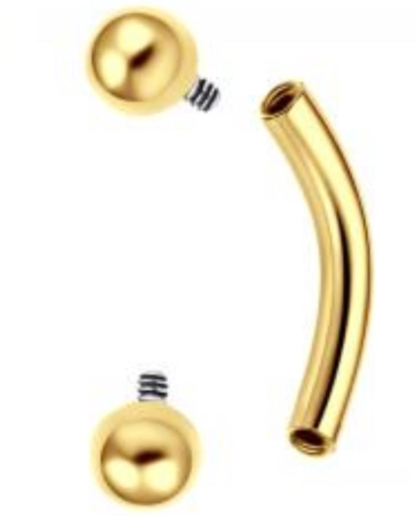 Curved Barbell with balls