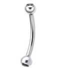 Curved Barbell with CZ