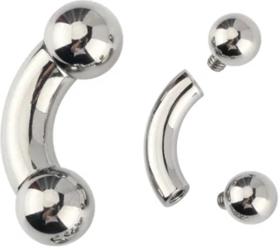 Large Gauge Curved Barbell