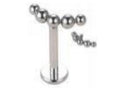 Internally Threaded Labret with 5 Balls Arc
