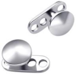 3 Hole Dermal Anchor with with Dome Top