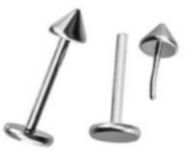 Threadless Labret with Spike