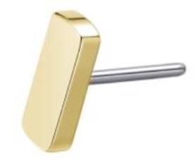 Threadless Titanium Rectangle