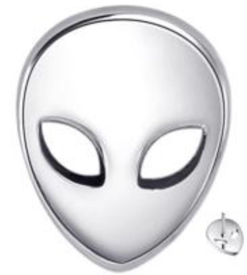 Threadless Titanium Alien