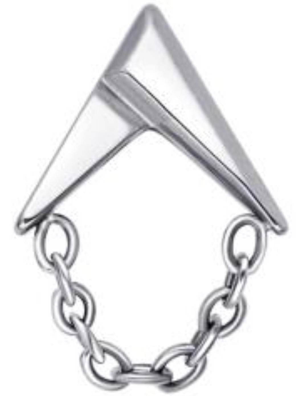 Threadless Chevron with Chain