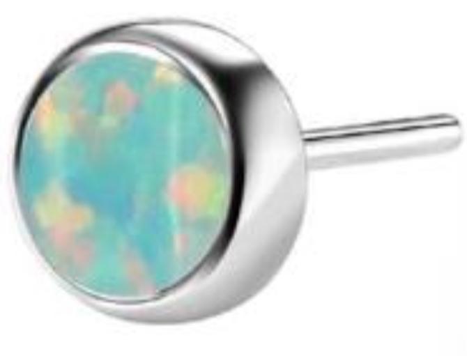 Threadless Cabochon Opal
