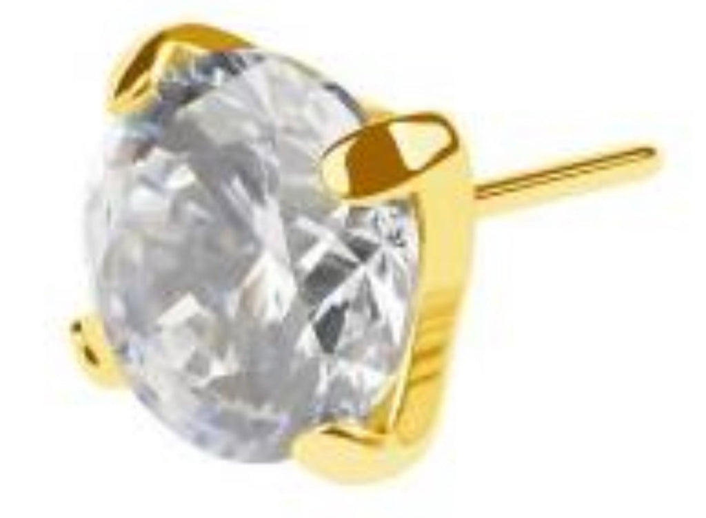 Threadless Prong Set CZ